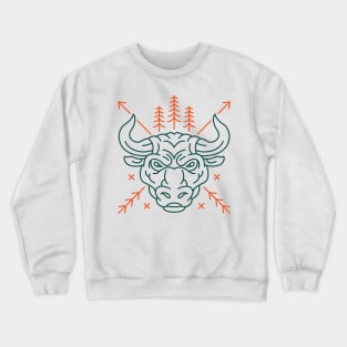 Wild Bull Head Crewneck Sweatshirt